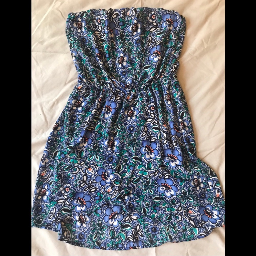 Express strapless dress
